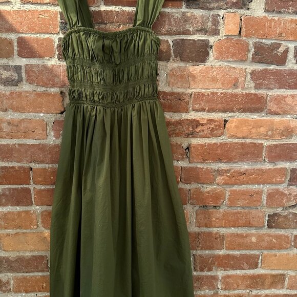 Staud Ida Smocked Dress - Picture 3 of 3